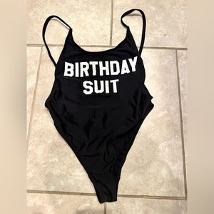 Birthday bathing suit